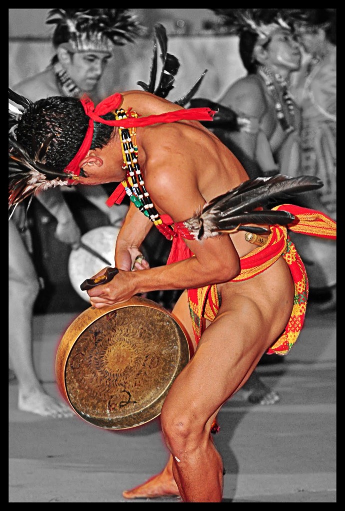 Kalinga war dance with gong