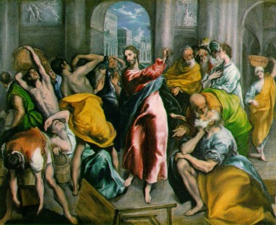 Jesus leads attack on the Temple