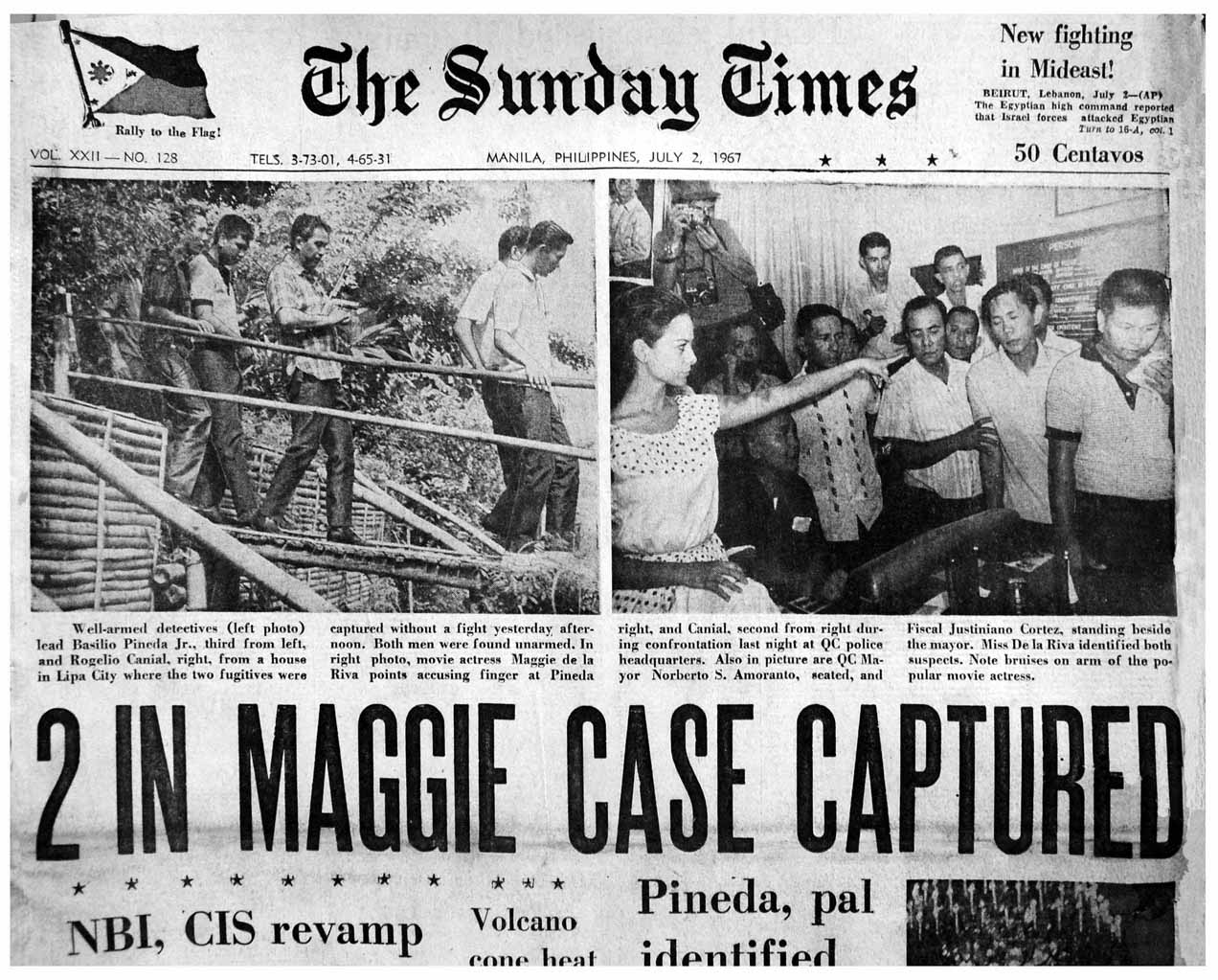Old issue of the Manila Times, Sunday edition