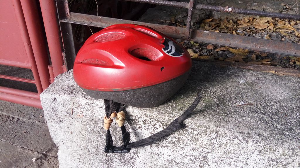 My Bell bike helmet