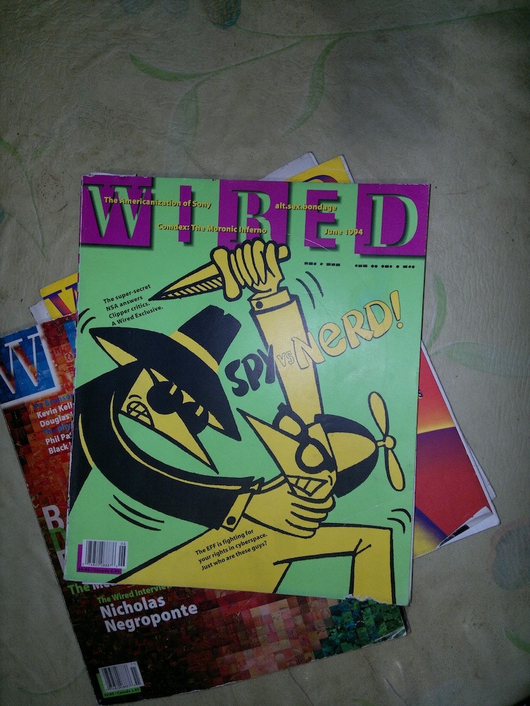 Wired magazine, early 1990s