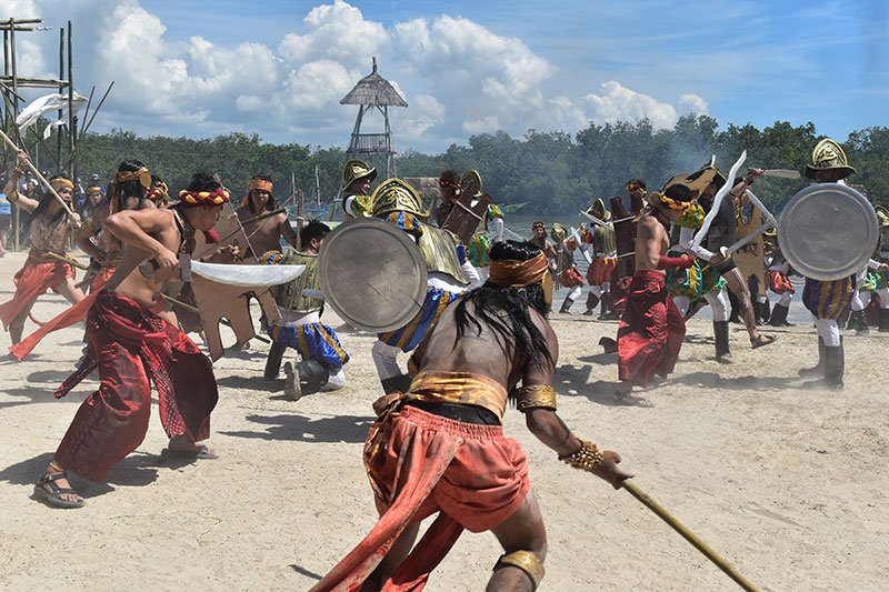 Battle of Mactan reenactment